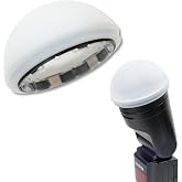 Rogue Magnetic Light Modifier (Flash Diffuser Dome) | snap-on magnetic mount attaches directly to round flashes - no adapter needed