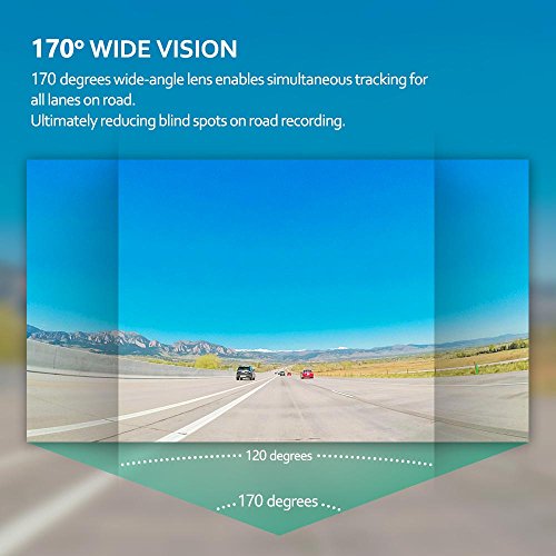 Full HD Car Dash Cam â€“ Corehan 1080P H.264 170 Degrees Wide Angle Lens Dashboard Camera Dvr with 3â€ LCD Screen G Sensor Night Vision WDR Audio Loop Recording