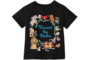 BQG Book Shirts for Boys Girls Kids Toddler Reading T Shirts Short Sleeve Cute Children's Books Tee Funny Cartoon Image Tops