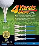 4 More Yards Plastic Golf Tees - 3 1/4