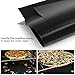 ZENQAI 2 Piece of BBQ Grill Mat Baking Mats Nonstick Reusable and Dishwasher Safe, for Electric, Gas, Charcoal