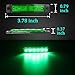 Botepon 8Pcs Led Rock Lights, Strip Lights, Wheel Well Lights, Led Underglow Kit for Golf Cart, Jeep Wrangler, RZR, Offroad, F150, F250, Snowmobile (Green)thumb 1