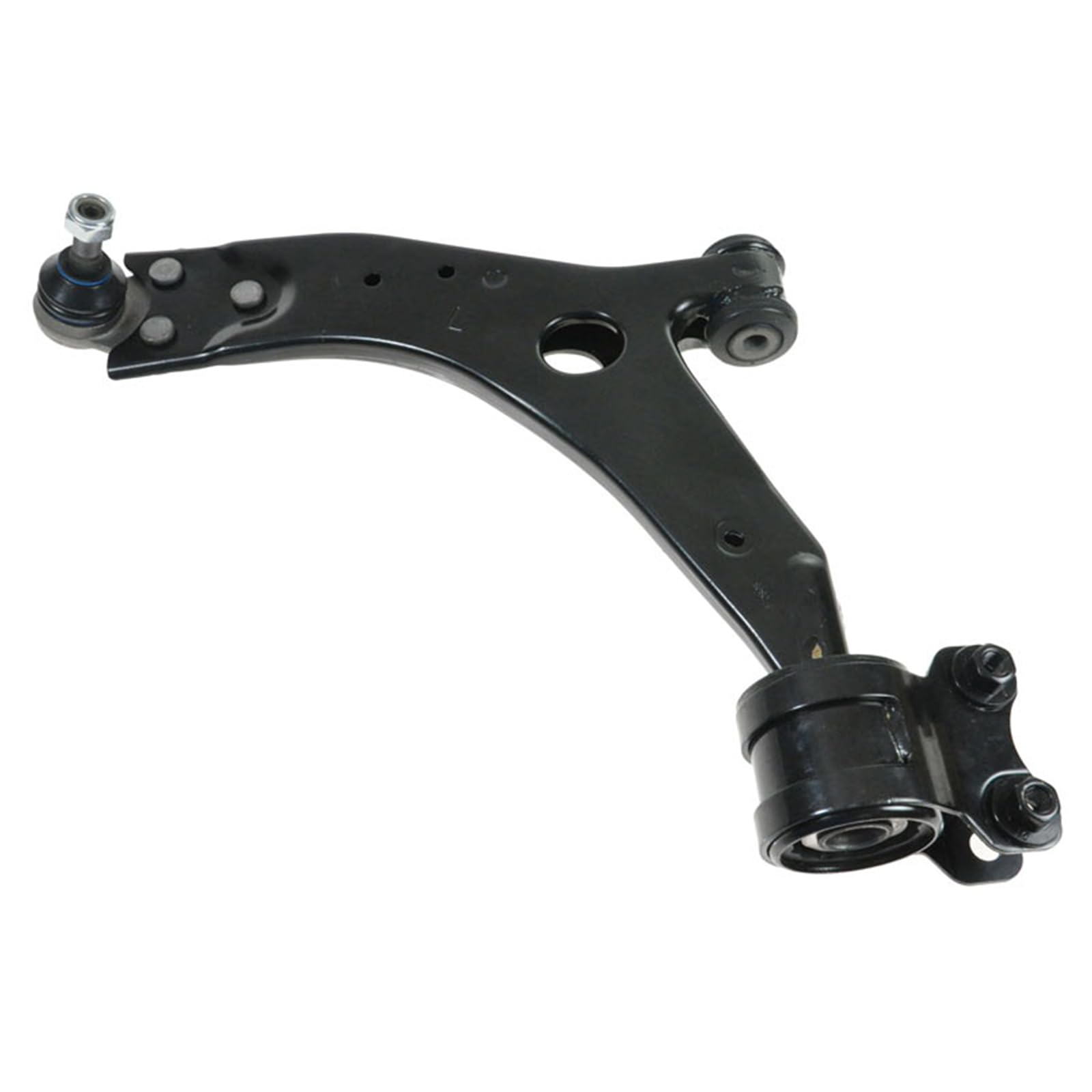 TRQ Front Left Lower Control Arm with Ball Joint Steel Compatible with 2004-2006 Volvo S40 2005-2006 V50 2006 C70 Image