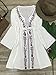 Jeasona (TM Women’s Long Sleeve Embroidered Beach Dress Swimsuit Cover Up