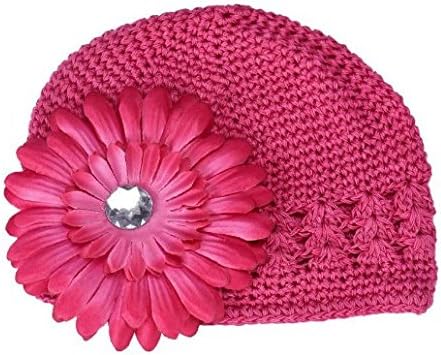 1PCS Cute Big Flower Baby Kids Infant Toddler Girl Warm Beanie Knit Hat Cap Beanies Cotton Bonnet Children Accessories