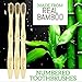 Lingito 6-Pack Natural Charcoal Bamboo Toothbrushes | BPA Free Soft Bristles | Compostable, Eco Friendly, Natural, Organic & Vegan Toothbrush Pack | Individually Packaged & Numbered Active Brushes