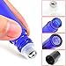 14 Cobalt Blue Essential Oil Bottles , 7 Blue Glass Spray bottles for Essential Oils (2 Ounce) , 7 Essential Oil Blue Glass Stainless Essential Roller Oil Bottles (0.34 Ounce)