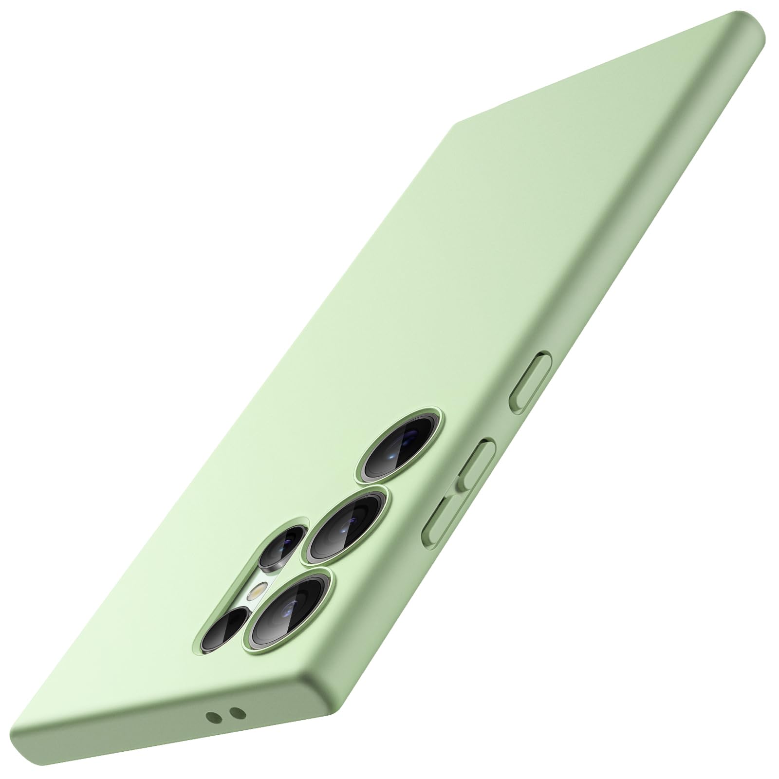 Photo 1 of JETech Slim Fit Case for Samsung Galaxy S24 Ultra 5G, Camera Lens Full Protection, Soft TPU Thin Protective Phone Cover with Matte Finish, Shockproof (Titanium Green)