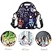 Neoprene Lunch Bag with Zipper Pocket Adjustable Strap Thermal Insulated Lunch Box Waterproof Tote Bag Resusable Lunch Shoulder Bags for Teens Boys Teenage Girls