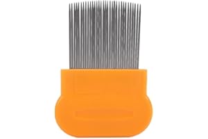 Générique Pet Lice Comb - Long Dense Teeth Safe Lice Removal Lice Comb | 1 Piece | Cats and Dogs Care | Lice Comb for Cats Do