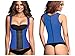 Ann Chery Corset Waist Trainer for Women’s Weight Loss - Colombian Waist Cincher - 3 Hook Latex Vest Body Shaper Blue