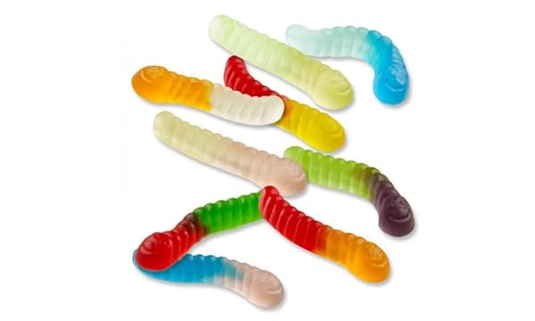 GUMMY WORM MINI 12 FLAVOR 12/7.5 OZ