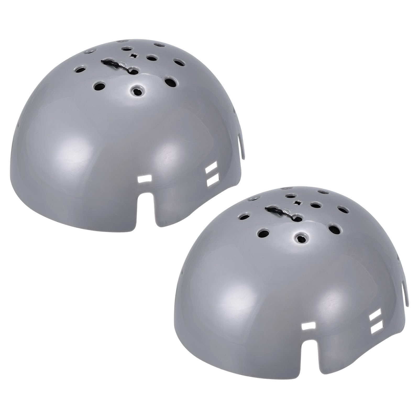 uxcell 2Pcs Bump Cap Insert, ABS Baseball Hard Hat Inserts, Lightweight Safety Bump Cap for Head Protection (Normal Size, Grey)
