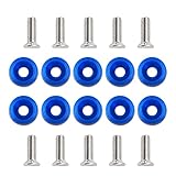 QODOLSI 10 PCS Car License Plate Frame Screws