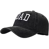 Agturber Mom and Dad Hats Fathers Day Mothers Day Embroidered Adjustable Baseball Cap New Parents Gift for Couples