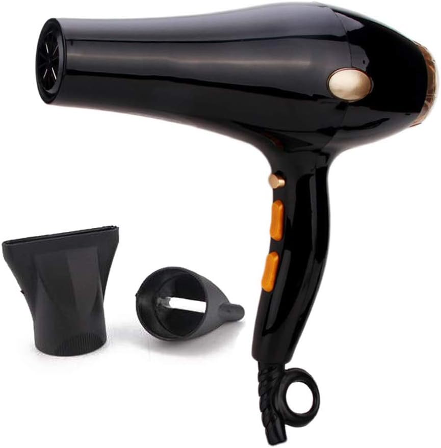 Hair Dryer 3000W Salon Ion Fast Hair Dryer 3 Heating 2 Speed Setting Low Noise Function AC Motor