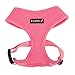 Puppia Soft Dog Harness No Choke Over-The-Head Triple Layered Breathable Mesh Adjustable Chest Belt and Quick-Release Buckle, Pink, Large