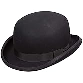Scala Classico Men's Wool Felt Bowler Hat