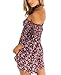 NANFANGLI Women Summer Dress Off Shoulder Fit Comfy Floral Casual Dresses