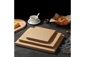 50Pcs Disposable Baking Paper Pizza Cake Lining Oil-Proof Packaging Paper Kitchen Baking Tools (50Pcs-30x40cm)