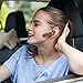 Bluetooth Headset, Noise Cancelling Wireless Earbuds Earpiece with Mic Microphone in Car/Truck/Office/Business for Men and Woman Compatible iPhone/Android and Smart Cell Phone (12 Hours Talking Time)