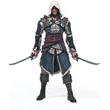 YBIOK Assassin's Creed 4 Figure,Black Flag Edward James Kenway Action Figure,Environmental PVC Collection Statue Decoration O