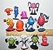Pac-Man and the Ghostly Adventures Deluxe Mini Cake Toppers Cupcake Decorations Set of 12 Figures with Pac-Man, the 4 Ghosts, Lord Betrayus and Many More!