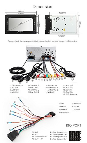 Pumpkin Car Stereo Android in Dash GPS Navagation Radio ... ouku 7 inch touch screen dvd receiver wiring diagram 