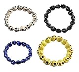 Tibetan Prayer Beads Skull Bracelet Skull Beads Wrist Mala
