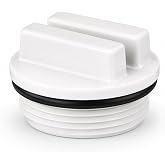 XtremepowerUS Universal 1.5" Pool Plug Cap Threaded Spa SP1022C, Swimming Pool Return Line Winter Plug With O-Ring Drain Water All Purpose Plug