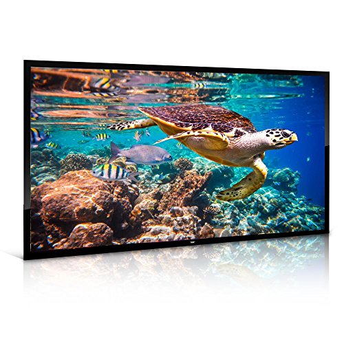 Pyle-120-Matt-White-Home-Theater-TV-Wall-Mounted-Fixed-Flat-Projector-Screen-120-inch-169-Full-HD-Projection-Easy-to-Set-Up-for-Room-Video-Slideshow-Movie-Film-Showing-PRJTPFL122