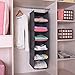 MAXhouser 6-Shelf Hanging Closet Organizer,Grey