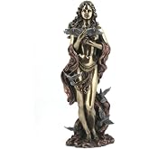 Aphrodite (Venus) Greek Roman Goddess of Love Statue, Real Bronze Powder Cast 12-inch Sculpture