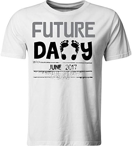 T Shirt Gift For A New Dad, Personalized Gifts For Him, Includes Month and Year of Child Birth (Small)