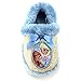 Frozen Kids A-Line Slippers (7/8 M US Toddler, Silver/Blue Elsa & Anna)