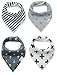 Nautical Baby Bandana Drool Bibs 4 Pack Shower Gift Set Idea For Boys or Girls by Nora's Nursery