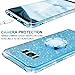 OCYCLONE for Samsung Galaxy S8 Case, Cute Glitter Galaxy S8 Phone Case with Kickstand for Women Girls, Bling Diamond Rhinestone Bumper with Ring for Galaxy S8 - Blue
