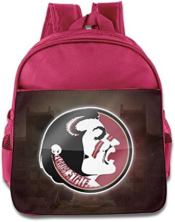 BestGifts Custom Superb Florida State University Boys And Girls School Backpack For 1-6 Years Old Pink