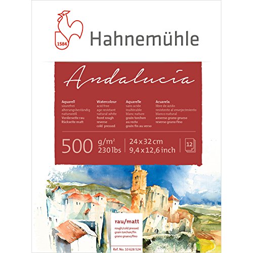 Hahnemuhle Andalucia Watercolour Pad 9.5X12.5