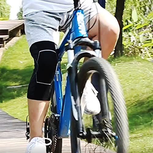 Amtrak knee Support 2 Pack, Breathable Knee Compression Sleeves, Knee Brace for Running, Pain Relief, Recovery From Injuries, Meniscus Tear, Sports, Knee Protectors Suitable for Men and Women(XL)