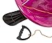 Lucky Bums Plastic Racer Sled, 40-Inch, Pink/Black