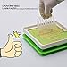 100 Holes Capsule Holder Plate, Capsule Filler Machine Tray,Manual Powder Filling Machine for Size 00 Pill Maker,(Green)