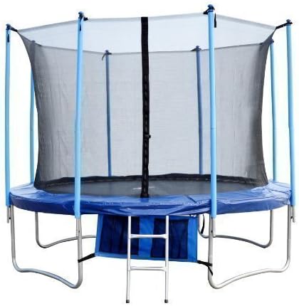 Trampolin 3 Meter 10 Fuss Durchmesser Sicherheitsnetz Abdeckung Und Leiter Amazon De Sport Freizeit