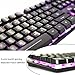 Rii RK100 3 Colors LED Backlit Mechanical Feeling USB Wired Multimedia Keyboard For working or prime gamingthumb 2