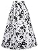 Women 50s Retro Skirt Ankle Length Pleated Skirt for Summer Size XL BP324-1