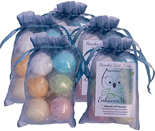 Wholesale 5 Sets (30) Bath Bombs from Enhance Me, Handmade in USA with Organic Coconut Oil