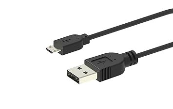 veryme Premium 5 STK. 1 MeterPREMIUM Micro USB Kabel Ladekabel und Datenkabel schwarz für Cubot GT95, Caterpillar CAT B15Q, A