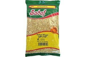 Sadaf Wheat Pelted - Wheat Berries for Cooking and Food Flavoring - Vegan Recipes - Trigo en Grano - Middle Eastern Cuisine - Kosher - 24 oz Resealable Bag