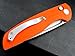 Eafengrow EF221 Folding Knife Pocket Knives D2 Blade and G10 Handle EDC Tool Knife (Orange)