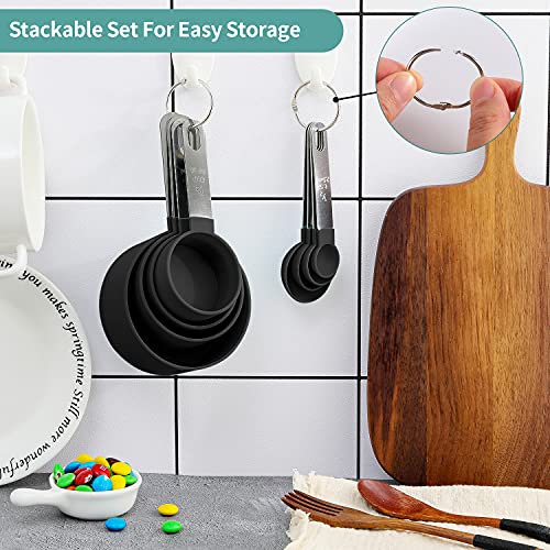 Measuring Cups and Spoons Set,Stackable Accurate Measure Cup and